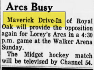 Mavericks Drive-In - Feb 16 1968 Article